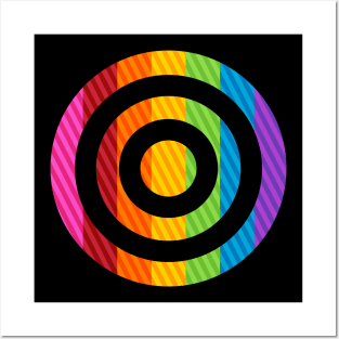 Round Rainbow III Posters and Art